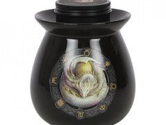 Set ceara parfumata de soia, wax melt si lampa aromaterapie Dragonul Ostara - Anne Stokes