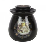 Set ceara parfumata de soia, wax melt si lampa aromaterapie Dragonul Ostara - Anne Stokes